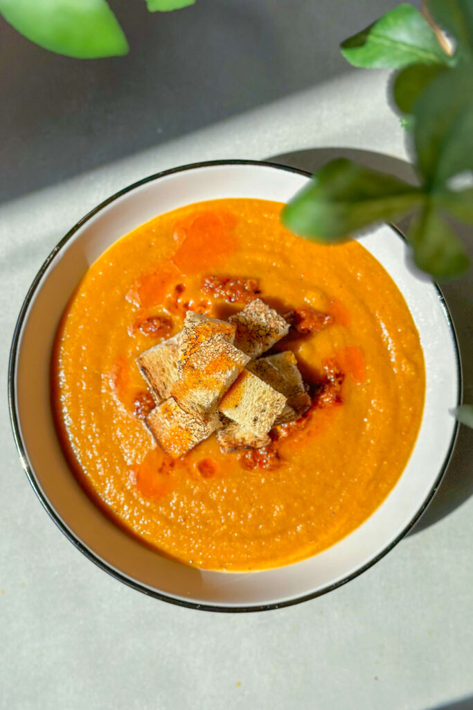 healthy red lentil soup