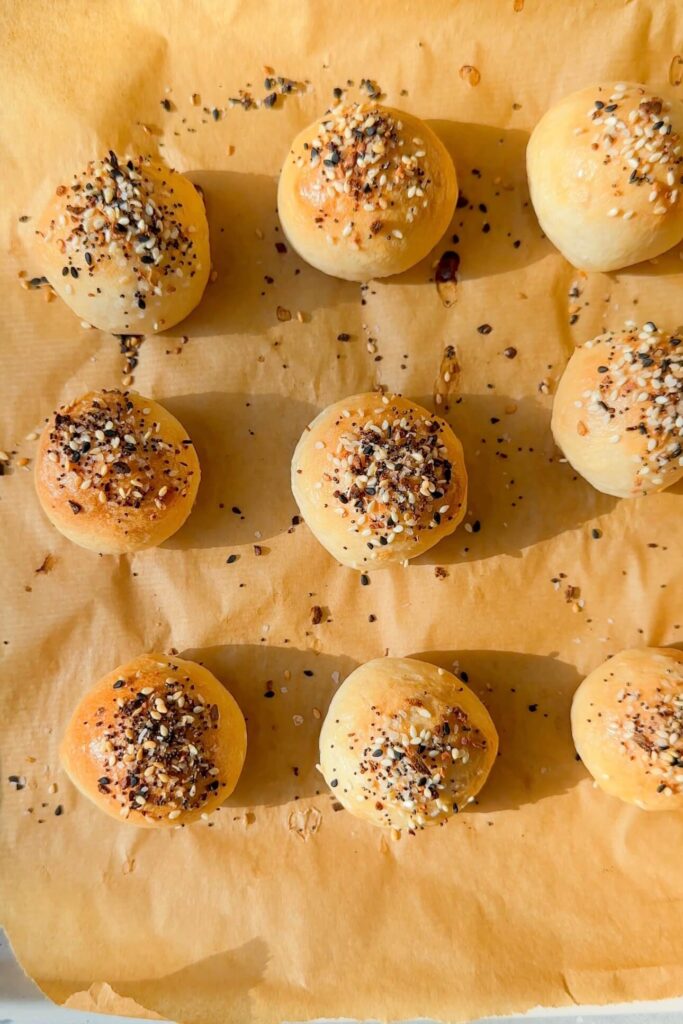 bagel bites with cream cheese